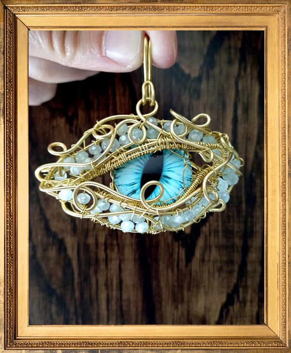 Wire Wrapping Dragon Eye